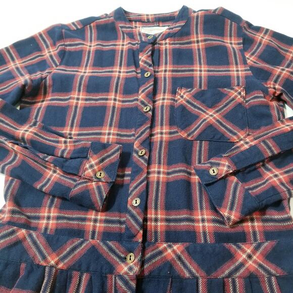 Current/Elliott Plaid Flannel Dress - Picture 10 of 13